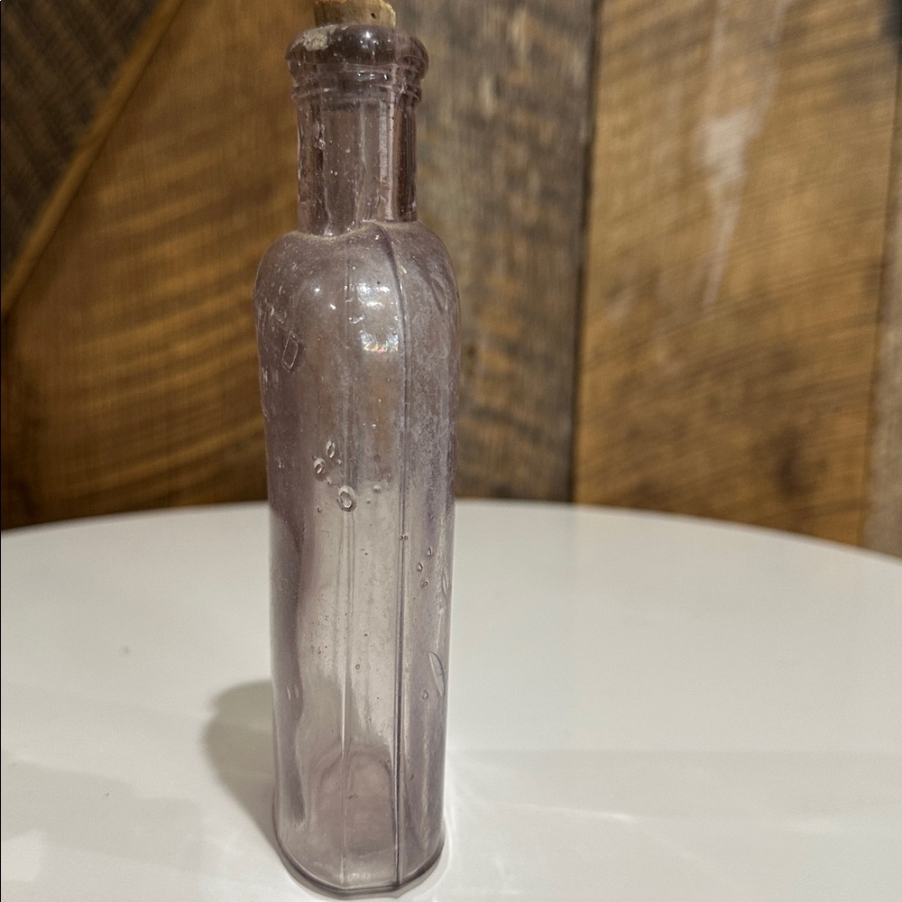 Vintage Antique Purple Medicine Liquor Glass Bottles~Warranted Flask - Picture 12 of 15